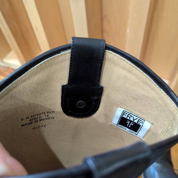 Frye Jackie Button Black Boots - Picture 2 of 4